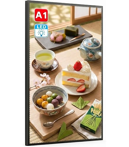 Amazon | Snowon 電光掲示板 蛍光板 メニュー立て看板 壁掛け 60x80CM
